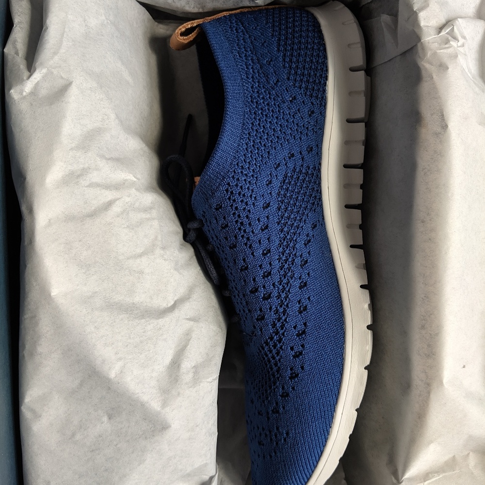 New! Versatile Oxford Style, Knit Shoe